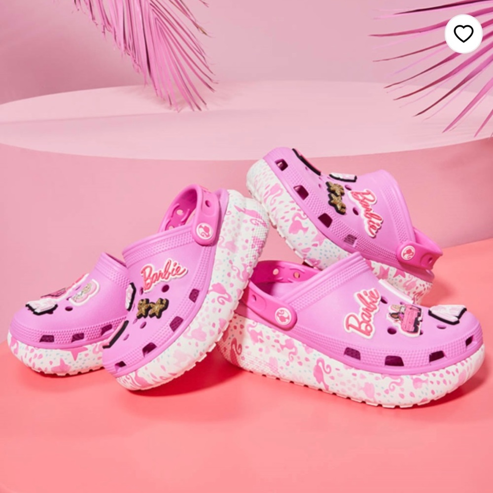Barbie X Crocs Kids Cutie Crush Clog Taffy Pink NWT